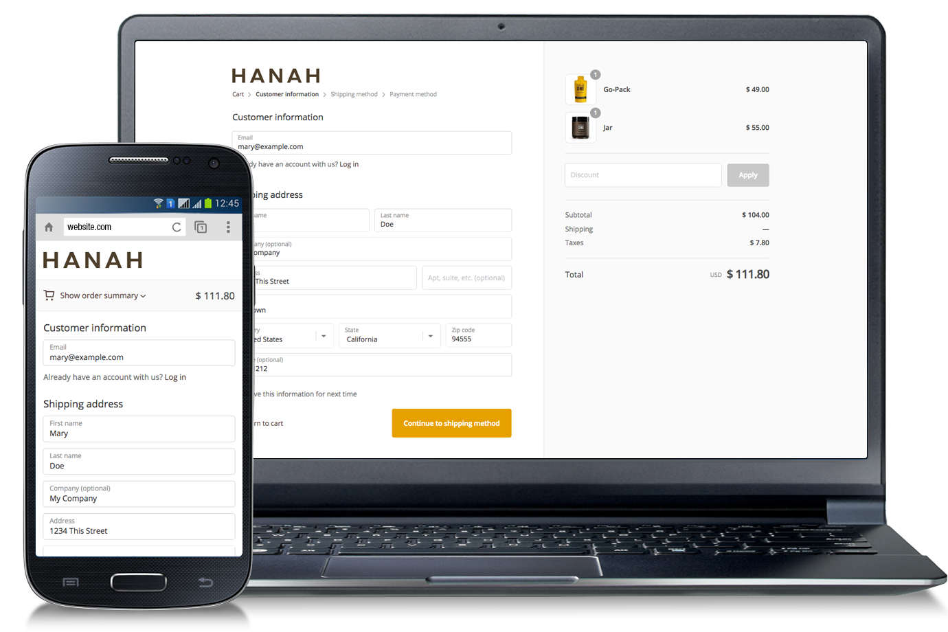 HANAH Life Shopify Website