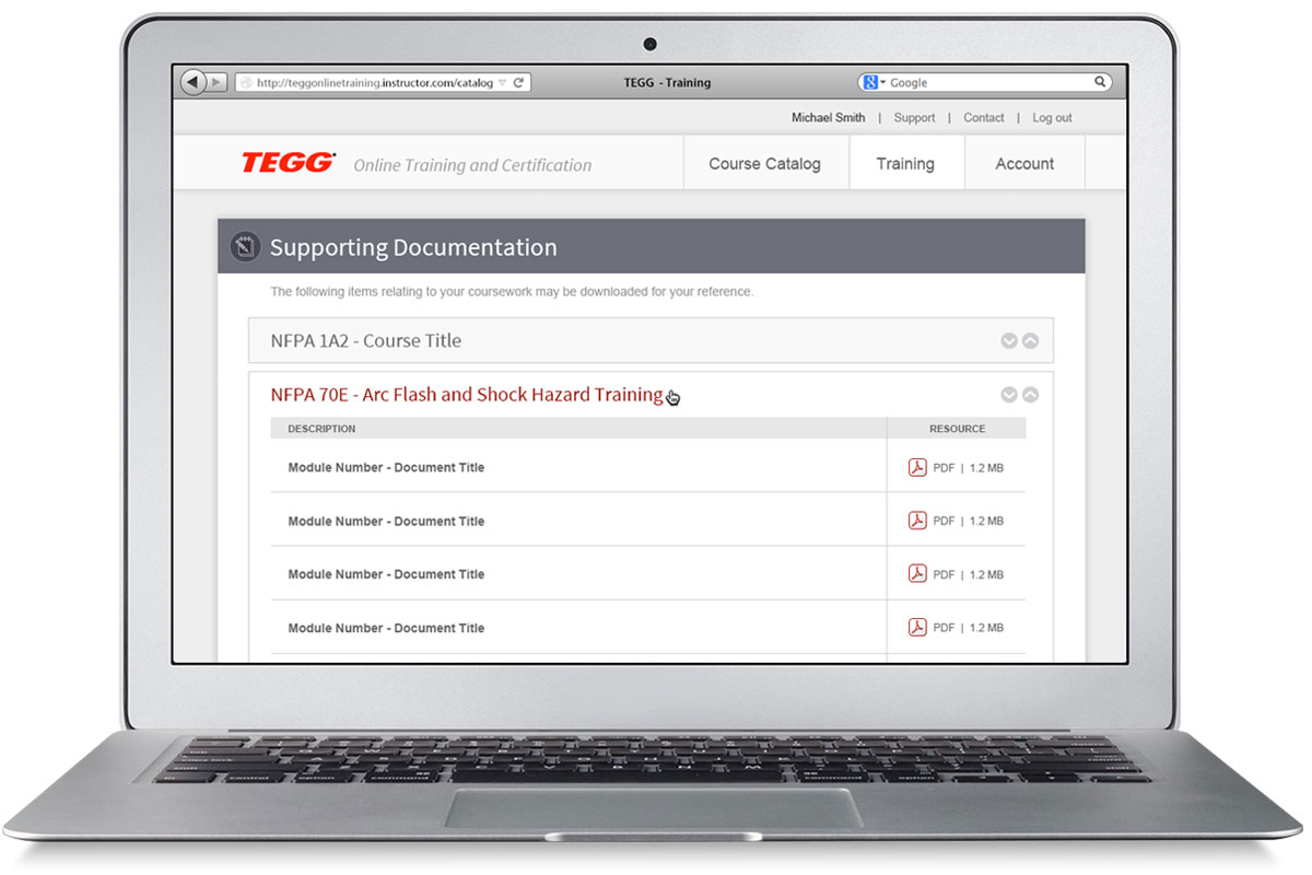 TEGG Online Training